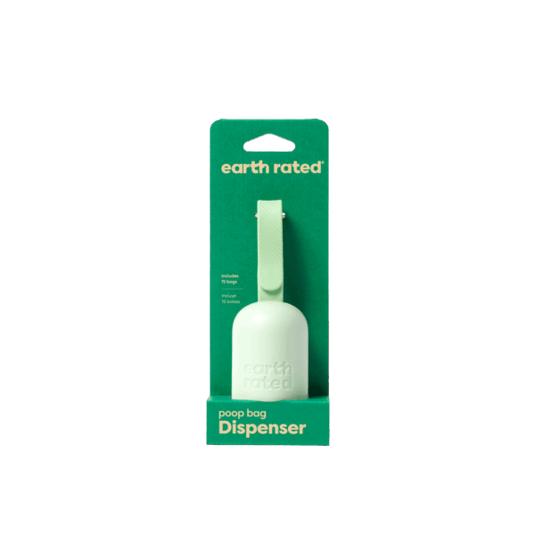 Earth Rated Poop Bags Dispenser with 15 bags